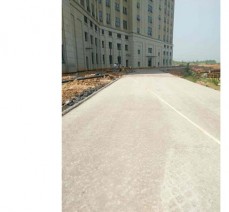 九江市妇幼儿童医院道路水稳层摊铺工程